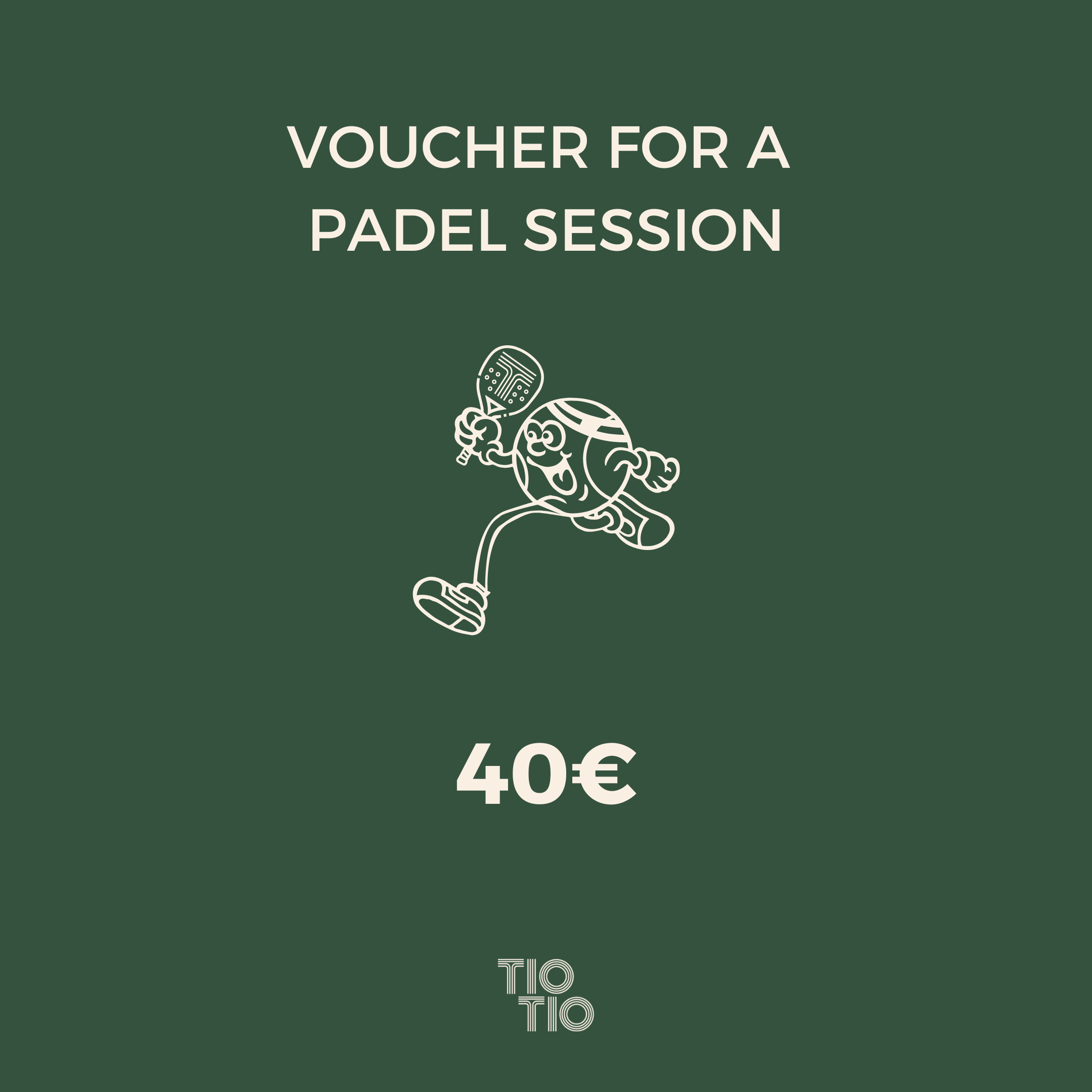 TIO TIO Voucher – Padel Session